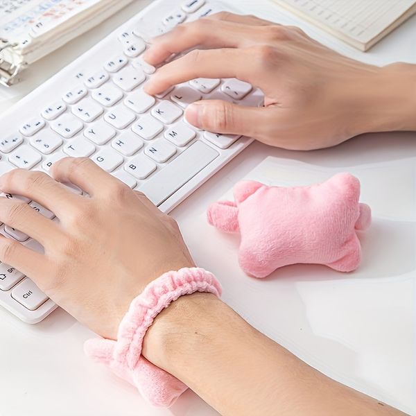 Reposamuñecas para teclado de ratón, reposamuñecas, almohada pequeña, soporte de muñeca para oficina