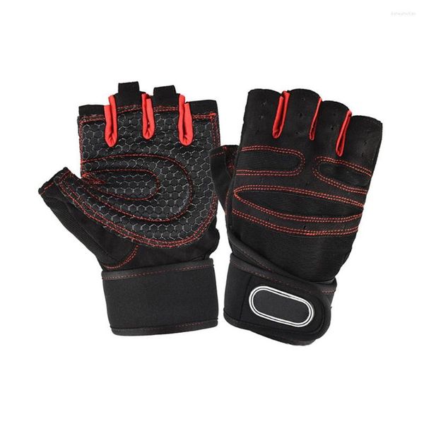 Support de poignet 1 paire gants de levage mitaines de sport course respirant épaissir conception accessoire d'entraînement Protection unisexe hommes femmes