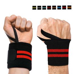 Polsteun 1 paar Sport polsbandje Gewicht Lifting Gym Training Brace Braps Wraps CrossFit Powerlifting Hand Bands