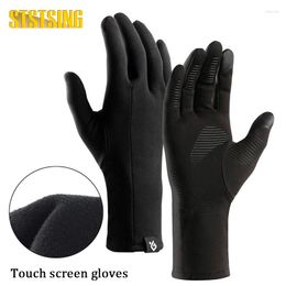 Polssteun 1 paar Winterhandschoenen Lichtgewicht Polyester Spandex Antislip Touchscreen Vinger Wol Magie Warm Voor Dames Heren