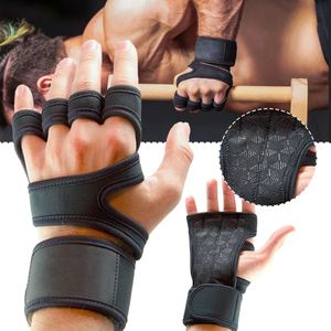 Support de poignet 1 paires de gants d'entraînement d'haltérophilie pour hommes femmes Fitness sport musculation gymnastique Gym main paume protecteur 231104