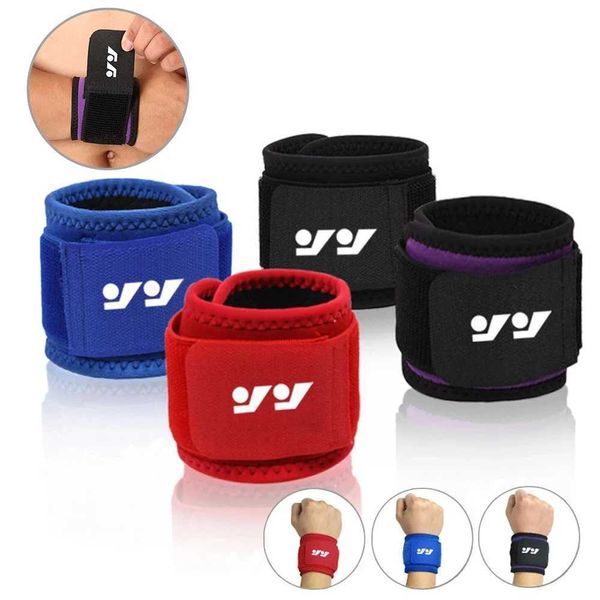 Support de poignet 1 Pc bracelet enveloppant Compression sport poignet mince Style élastique réglable poignet garde soutien basket-ball course bandeau Gym YQ240131