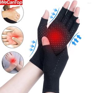 Support du poignet 1pair anti-arthrite Health Compression Thérapie Gants rhumatoïdes Hand Pain Rest Sports Glove For Women Men Men Carpal Tunnel