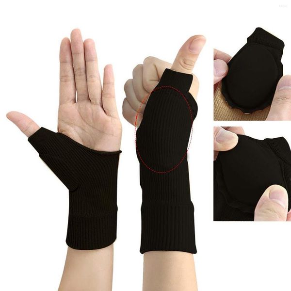 Support de poignet 1 paire Compression bande de pouce ceinture canal carpien mains attelle sangle manche Golf ténosynovite gants