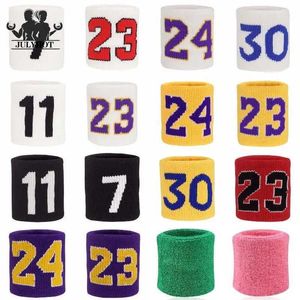 Soporte de muñeca 1 unid Pulseras de baloncesto Fitness Banda para el sudor suave Tenis Bádminton Banda para la mano Sudor Deporte al aire libre Protector de muñeca Soporte Brace Wraps YQ240131