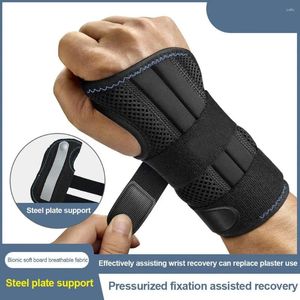 Soporte de muñeca 1 PC Túnel Carpal Splints Correas de estabilizador de seguridad Sports Sports Sports Madena con esguince de artritis de acero ajustable