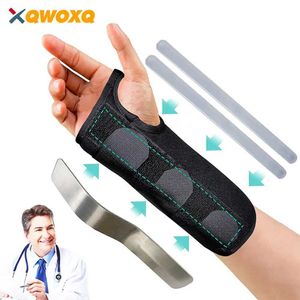 Muñequera 1 muñequera para alivio del túnel carpiano/muñequera nocturna ajustable con férulas para aliviar lesiones dolor esguince tendinitis YQ240131