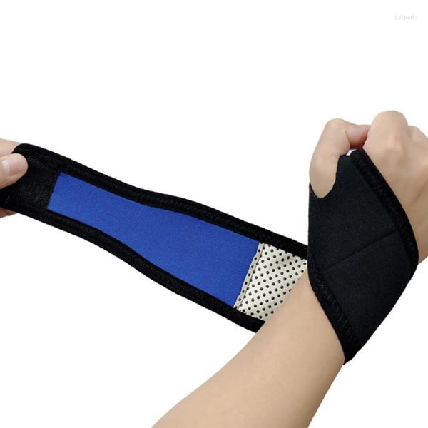 Support de poignet 1 pièces bracelet auto-chauffant coussin de sport professionnel orthèse protecteur de main pour l'entraînement gymnase entraînement de puissance hommes femmes