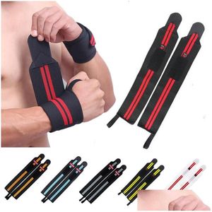 Polssteun 1 stuks Polssteun Gymnastiek Gewichtheffen Training Gewichtheffen Handschoenen Bargreep Halterriemen Wraps Handbescherming 9 Drop Dh2Ce