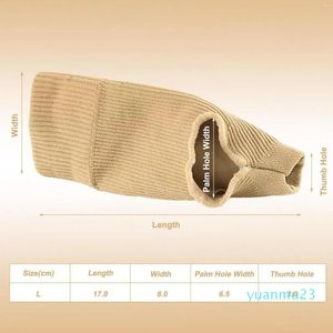 Soporte de muñeca 2 pares de guantes Bandas elásticas para la mano Muñequera ajustable para exteriores Yoga Deportes Seguridad Fitness Gimnasio Entrenamiento 04