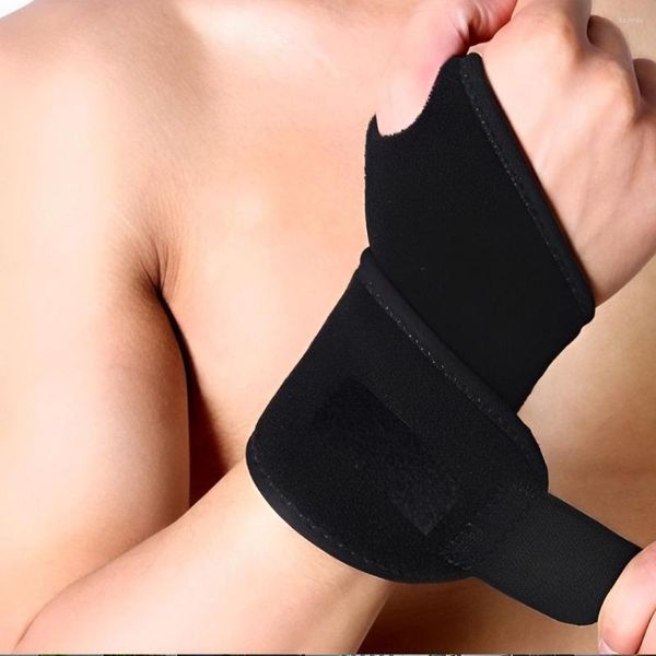 Support de poignet 2 pièces néoprène orthèse élastique hommes femmes protection remplacement Gym Badminton Tennis accessoires