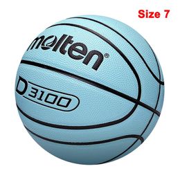 Polssteun 2023 Gesmolten Originele Basketbalbal Maat 7 6 5 Hoge Kwaliteit PU Slijtvast Wedstrijdtraining Outdoor Indoor Heren basketbol topu 231202