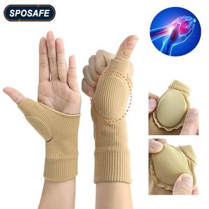 Soporte de muñeca 2 unids/par deportes mano pulgar Brace estabilizador guantes de compresión para alivio de esguinces, artritis, tenosinovitis