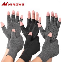 Support de poignet 3 Styles, gants de Compression pour l'arthrite, soulagement des douleurs articulaires, thérapie des mains, doigts ouverts