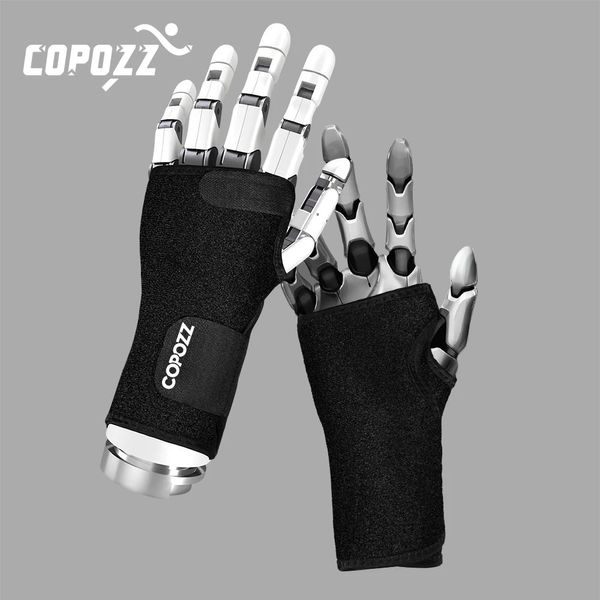 Support de poignet COPOZZ Bracelets de ski Protection unisexe Bandes de sueur Yoga Running Fitness Sports Bracer Accessoires de sécurité 231114