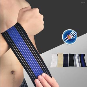 Support de poignet élastique Sport bracelet protecteur orthèse bandage à la main Gym haltérophilie sangles d'entraînement Fitness Tennis Weat Band