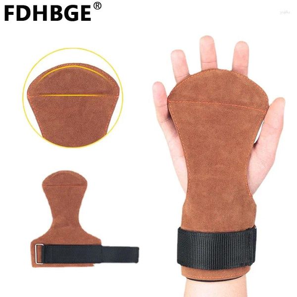 Support de poignet FDHBGE Gym Band Sangles réglables Sport Velours Cuir Fitness Haltérophilie Équipement de sécurité des mains Équipement de sécurité