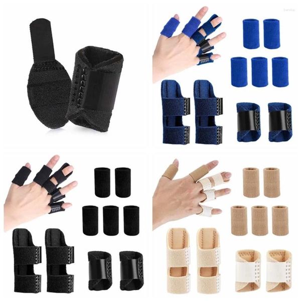 Soporte de muñeca Inmovilización de dedo Splint Set Fix Strap Strap Protector Care Herramientas Artritis de corrección de corrección