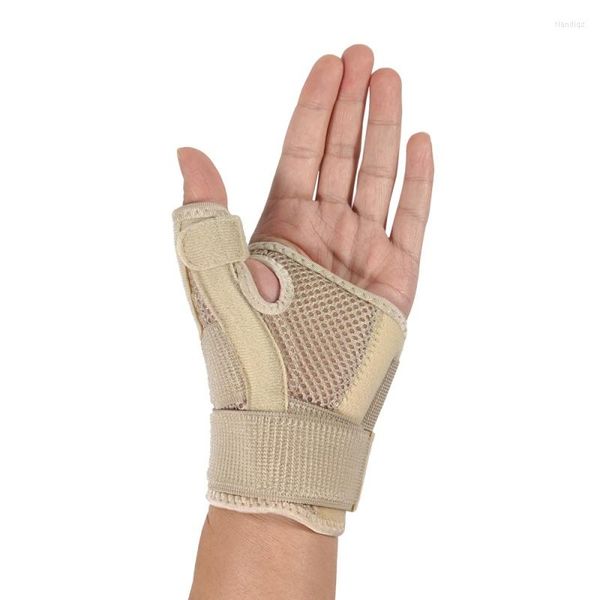 Soporte de muñeca Guantes de mano Hombres Mujeres Fitness Levantamiento de pesas Pulgar Correa Guante Gimnasio Protector Brace