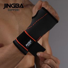 Polssteun JINGBA ONDERSTEUNING 1 STKS Hoge kwaliteit Sport Beschermende uitrusting Boksbandages ondersteuning Gewichtheffen Bandage Polsbandondersteuning 231122