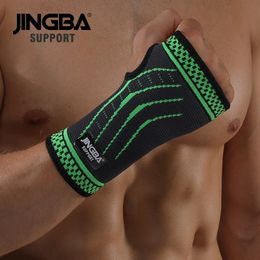 Support de poignet JINGBA SUPPORT 1 pièces équipement de protection de sport boxe enveloppes de main bande de soutien de bandage bracelet d'haltérophilie 231114