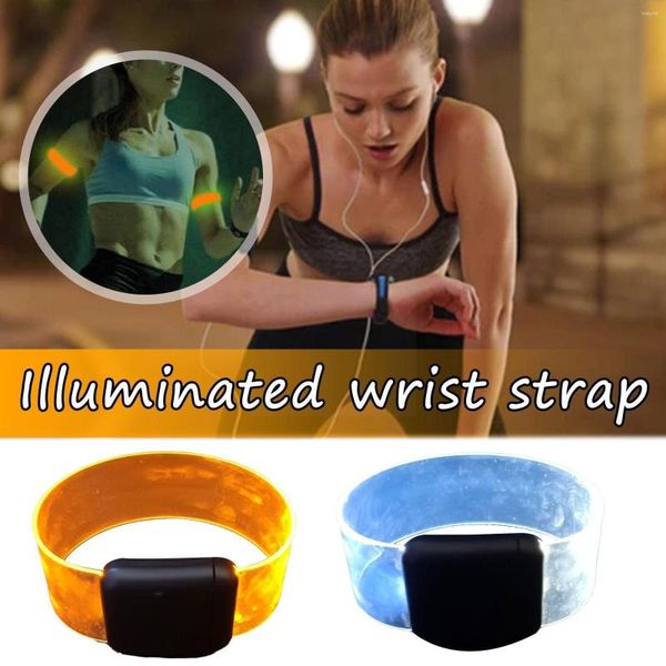 Support de poignet Bracelet lumineux Bras Ceinture Led Bracelet de course réglable Club Bracelet Décor Party Glow Bar Light Concert Up Glowing Dance