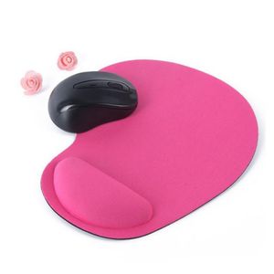 Support de poignet tapis de souris tapis de souris bureau à domicile couleur unie anti-dérapant jeu avec support de poignet