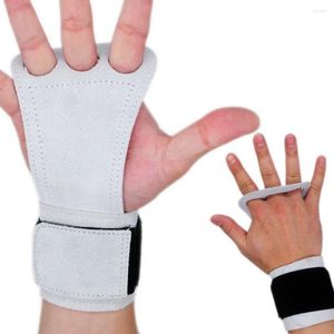 Support de poignet poignées en cuir naturel Crossfit pour femmes hommes protecteur de paume tractions levage gants de gymnastique avec enveloppe