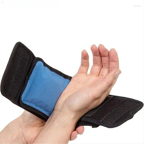 Soporte de muñeca Bolsas de compresa fría portátiles para terapia de manos y pies Protectores de esguince para reducir la hinchazón Paquetes de hielo