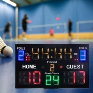 Polssteun Draagbaar indoor basketbalscorebord Muurbevestiging Score met elektronische keeper op afstand voor buitensporten 231202