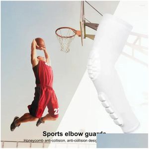 Support de poignet Équipement de protection Manchons de bras de compression respirants pour le sport Coude rembourré Avant-bras Livraison en plein air Athlétique Outdo Otcjb