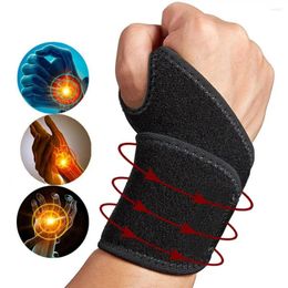 Support du poignet Sports Compression réglable Enrouler une attelle élastique pour l'arthrite du canal carpien et la tendinite Douleur soulagement des mains