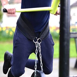 Support de poignet épaissir la ceinture de musculation avec chaîne trempage pour tirer vers le haut du menton Kettlebell Barbell Fitness Bodybuilding Gym 231104