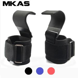 Polssteun Gewichtheffen Haakgrepen Met Wraps HandBar Strap Gym Fitness PullUps Power Handschoenen 231104