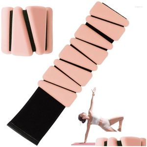 Polssteungewichten Set van 2 Verstelbare Sile Workout Draagbaar Enkel/Pols Geschikt voor Yoga Dans Pilates 2Lb Drop Delivery Sport O Otsim