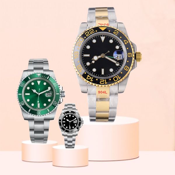 montre-bracelet pour hommes automatique mécanique céramique montres 41mm entièrement en acier inoxydable montres de mode saphir lumineux montres rondes usine montre de luxe