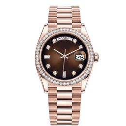 Wrist Watch For Women Double Calendar Mens Watchs Classic Automatic Mouvement Automatique 41 mm boucle pliante en acier inoxydable en or rose Sapphire étanche