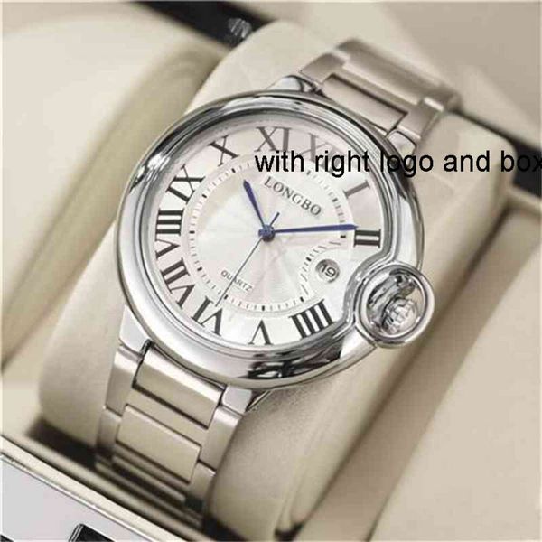 Montre-bracelet Homme Femme Ballon Bleu Femme Luxe Homme Etanche Mouvement Automatique Calendrier Ultra-mince Version Or Étudiant Marée Quartz Gw98