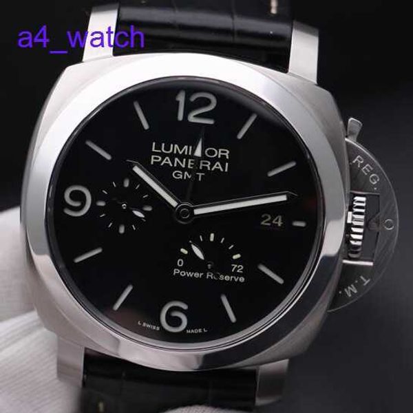 Montre-bracelerie Panerai Luminor Series PAM00321 Automatic Mechanical Mens Watch 44mm Gauge Watch Clock Power Reserve Affichage