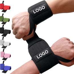 Bracelet de musculation bandes à poignet Bandage Gym Fitness haltérophilie Powerlifting orthèse soutien personnalisé 240318