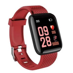 Polsbandjes 116 Smart 2024 Band Plus Waterdichte Slimme Armband Hartslagmeter Polsband Bloeddruk Sport Smartwatch D13 116Plusry7a horloge ry7a