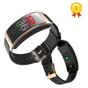 Polsbandjes 2018 Hot verkopen calorie -teller bloeddruk monitors waterdichte Bluetooth Health Bands Bracelet Man Smart Band voor ouderen