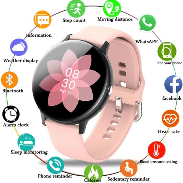 Bracelets 2021 Nouvel appel Smart Watch Men Femmes Mode Sport Détection cardiaque et moniteur de pression artérielle Tracker d'activité Smartwatch pour Android iOS