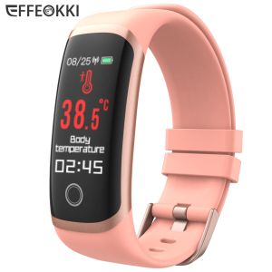Polsbandjes 2022 Premium smartwatch vrouw lichaamstemperatuur verbonden armband xaomi sport volwassen luxe xiomi stappenteller vrouwen smart horloge