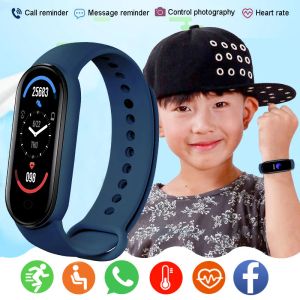 Bracelets 2022 Bracelet intelligent Enfants enfants Smartband Fitness Tracker Watch pour garçons Girls Heart Monitor Sports Sports Sports Smartwatch