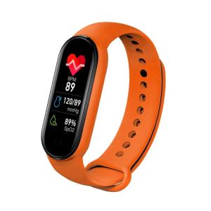 WRISTBANDS BAND 6 Versión global Pulsera inteligente Pantalla Amoled SmartBand Fitness Traker Bluetooth Heart Rate Wristband Watches M6 para Xiaomi