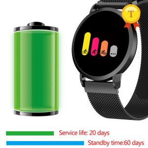 Mundas de pulseras más vendidas IP68 IP68 REDONDO REDONDO RED REDET SMART RELOJ INTELIGENTE Con WRISTWATCH de 60 días de espera desde hace mucho tiempo para iOS