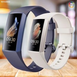 Bracelets Effeokki AMOLED Smart Watch for Man Women Health Bracelet Health Band Imperproof Connected Monitor Smartwatch