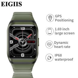 Polsbandjes Eigiis Sport Smart Watch Fitness Tracker Men Women GPS Smartwatch Blood Oxygen Heart Rate Monitor voor iOS Android