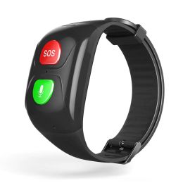Polsbandjes ouderen SOS Smart Bracelet Smart Watch Bluetooth GPS Informatie Push Heart Rate Sleep Monitoring Antilost polshorloge
